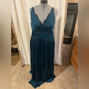 M -Free People Strap dress- Green - never been worn